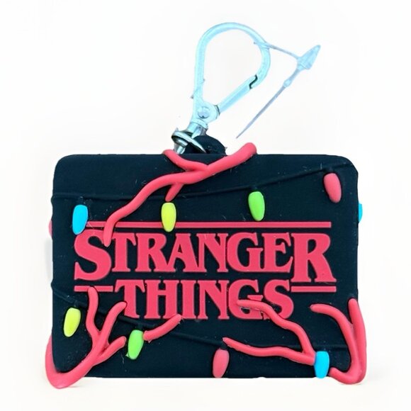 NEW Bath & Body Works PocketBac Sanitizer Holder Stranger Things Sign LIGHT UP! - Picture 1 of 12